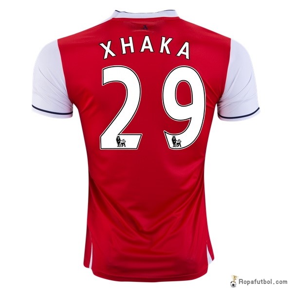 Camiseta Arsenal Replica Primera Ropa Xhaka 2016/17 Rojo